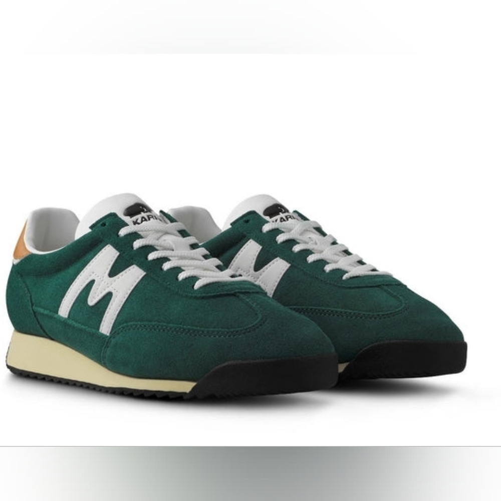 Karhu Green Mestari 76 Unisex Lace Up Sneakers In Posy Green